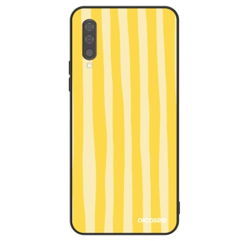 Husă pentru Samsung Galaxy A50 A505F - Lines lemon