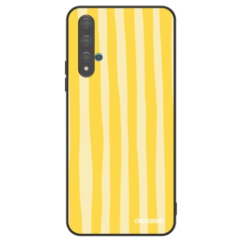Husă pentru Huawei Nova 5T - Lines lemon