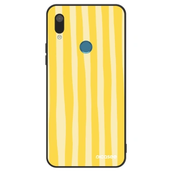Husă pentru Huawei Y7 2019 - Lines lemon