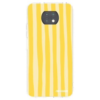 Picasee husă transparentă din silicon pentru Xiaomi Redmi Note 9T - Lines lemon