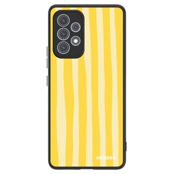 Picasee ULTIMATE CASE pentru Samsung Galaxy A53 5G A536 - Lines lemon