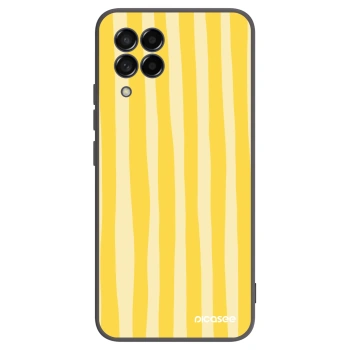 Husă pentru Samsung Galaxy M53 5G - Lines lemon