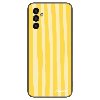 Husă pentru Samsung Galaxy M13 M135F - Lines lemon