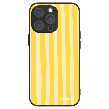 Picasee ULTIMATE CASE MagSafe pentru Apple iPhone 13 Pro - Lines lemon