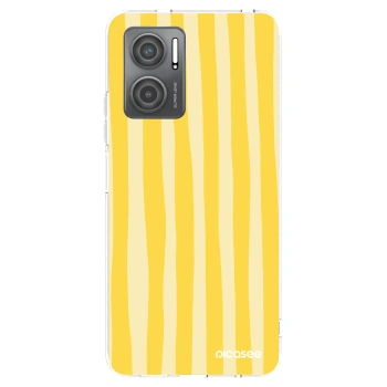Picasee husă transparentă din silicon pentru Xiaomi Redmi 10 5G - Lines lemon