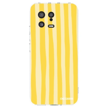 Picasee husă transparentă din silicon pentru Xiaomi 13 - Lines lemon