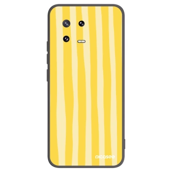 Picasee husă neagră din silicon pentru Xiaomi 13 Pro - Lines lemon