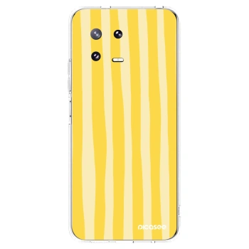 Picasee husă transparentă din silicon pentru Xiaomi 13 Pro - Lines lemon