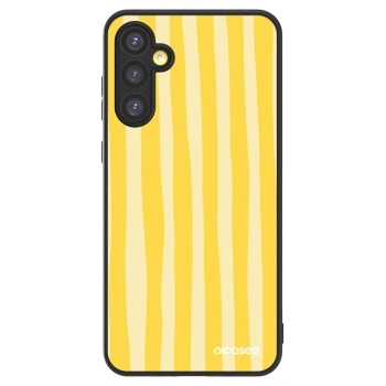 Picasee ULTIMATE CASE pentru Samsung Galaxy A34 5G A346B - Lines lemon