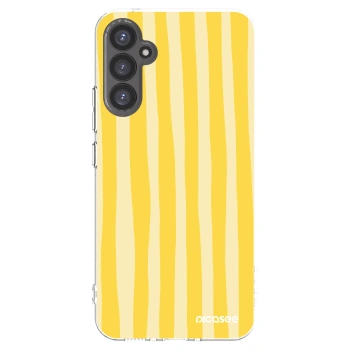 Picasee husă transparentă din silicon pentru Samsung Galaxy A34 5G A346B - Lines lemon