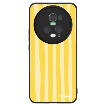 Husă pentru Honor Magic5 Pro - Lines lemon