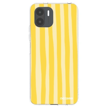 Picasee husă transparentă din silicon pentru Xiaomi Redmi A2 - Lines lemon