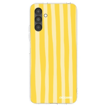 Picasee husă transparentă din silicon pentru Samsung Galaxy A04s A047F - Lines lemon