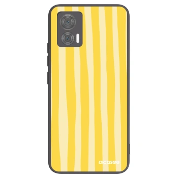Husă pentru Motorola Edge 30 Neo - Lines lemon