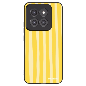 Picasee husă neagră din silicon pentru Xiaomi 14 Pro - Lines lemon