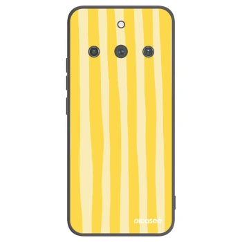 Picasee husă neagră din silicon pentru Realme 11 Pro+ - Lines lemon