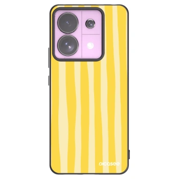 Picasee husă neagră din silicon pentru Xiaomi Redmi Note 13 Pro 5G - Lines lemon