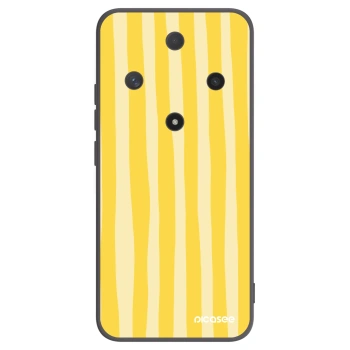 Picasee husă neagră din silicon pentru Honor Magic6 Lite 5G - Lines lemon