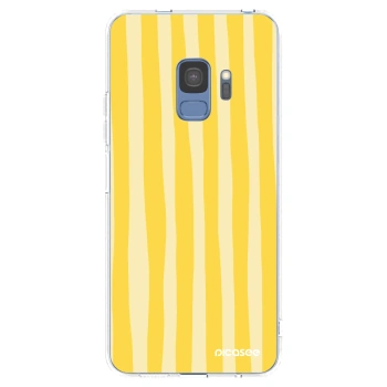 Husă pentru Samsung Galaxy S9 G960F - Lines lemon