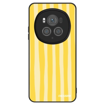 Husă pentru Honor Magic6 Pro - Lines lemon