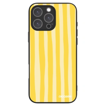 Picasee ULTIMATE CASE pentru Apple iPhone 16 Pro Max - Lines lemon