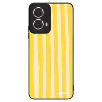 Husă pentru Motorola Moto G85 - Lines lemon