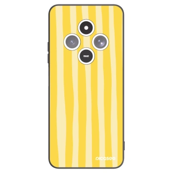 Picasee husă neagră din silicon pentru Xiaomi Redmi 14C - Lines lemon
