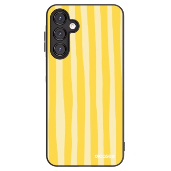 Picasee husă neagră din silicon pentru Samsung Galaxy A16 5G - Lines lemon