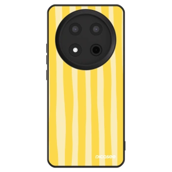 Husă pentru Honor Magic7 Lite 5G - Lines lemon