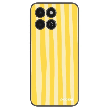 Picasee husă neagră din silicon pentru Honor 200 Smart 5G - Lines lemon
