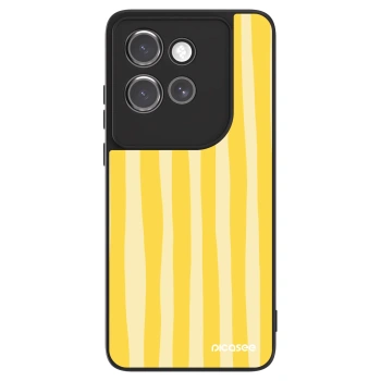 Husă pentru Motorola Edge 50 Neo - Lines lemon