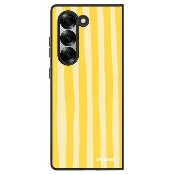 Husă pentru Samsung Galaxy Z Fold6 5G - Lines lemon