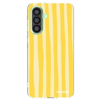 Picasee husă transparentă din silicon pentru Samsung Galaxy A26 5G A266B - Lines lemon