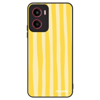 Husă pentru Motorola Moto G05 - Lines lemon