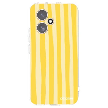Picasee husă transparentă din silicon pentru Honor 400 5G - Lines lemon