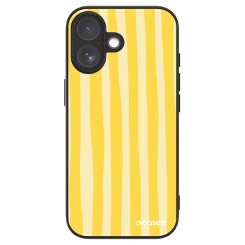 Picasee ULTIMATE CASE MagSafe pentru Apple iPhone 17 - Lines lemon