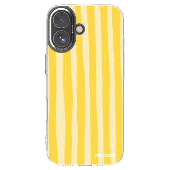 Picasee husă transparentă din silicon pentru Apple iPhone 17 - Lines lemon