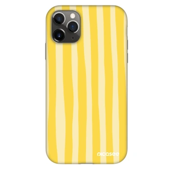Husă pentru Apple iPhone 11 Pro - Lines lemon