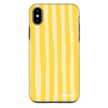 Husă pentru Apple iPhone XS Max - Lines lemon