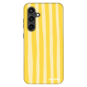 Husă pentru Samsung Galaxy S24 FE S721B - Lines lemon