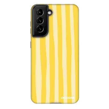 Husă pentru Samsung Galaxy S21 5G G991B - Lines lemon