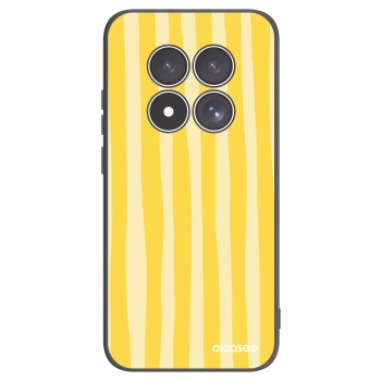 Picasee husă neagră din silicon pentru Xiaomi Redmi Note 15 Pro 4G - Lines lemon