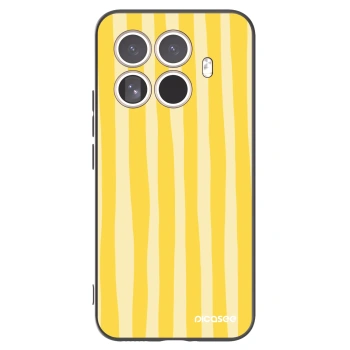 Picasee husă neagră din silicon pentru Xiaomi 15T Pro - Lines lemon