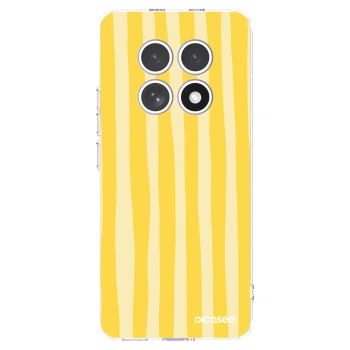Picasee husă transparentă din silicon pentru Xiaomi Redmi Note 15 4G - Lines lemon