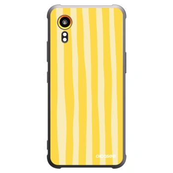 Husă pentru Samsung Galaxy Xcover 7 - Lines lemon