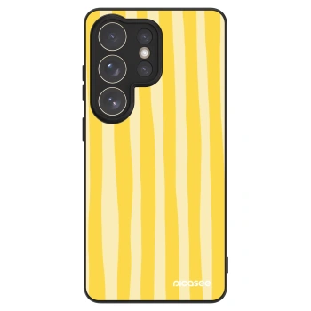 Picasee ULTIMATE CASE PowerShare pentru Samsung Galaxy S26 Ultra - Lines lemon