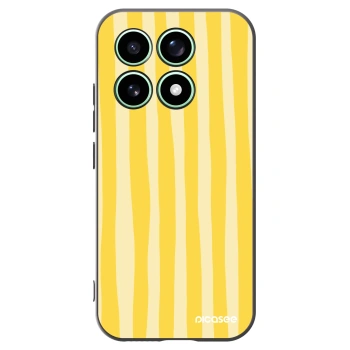 Picasee husă neagră din silicon pentru Xiaomi 17 - Lines lemon