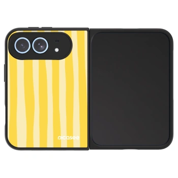 Picasee ULTIMATE CASE pentru Apple iPhone Duo - Lines lemon