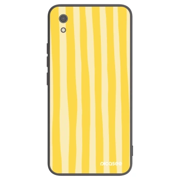 Picasee husă neagră din silicon pentru Xiaomi Redmi 7A - Lines lemon