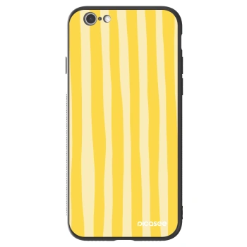 Husă pentru Apple iPhone 6/6S - Lines lemon